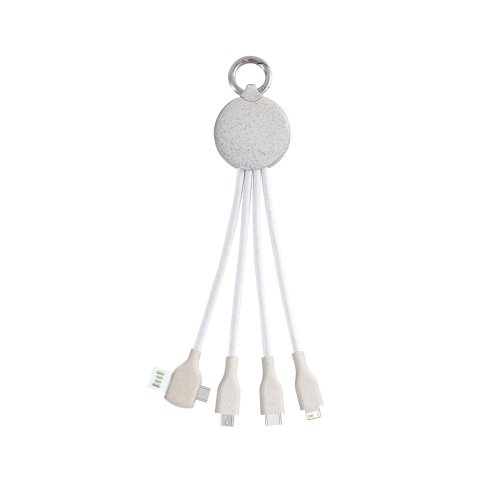 Bio 3 in 1 Charging Cable with USBC, Microusb and Lightning