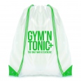 White Coloured Trim Pegasus Drawstring Bag 5
