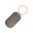Metal Dog Tag Style Keyring 2