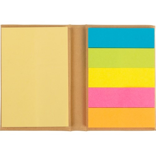 Notebook with Sticky Notes