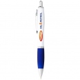 Nash Ballpoint Pen with White Barrel and Coloured Grip 10