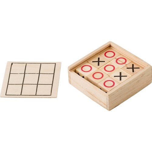 Wooden Tic Tac Toe Game