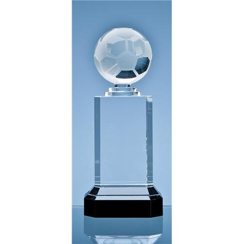 25.5cm Mounted Optic Football Column Award