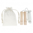 Denise Wooden Skipping Rope in Cotton Pouch 5
