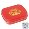 Flat Hinged Tin with Fruit Heart Sweets 6
