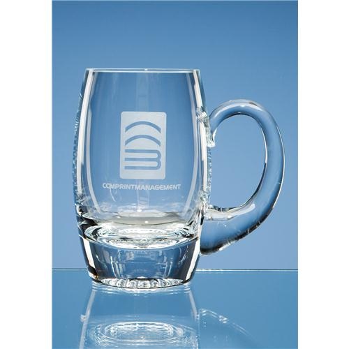 Crystal Plain Barrel Tankard