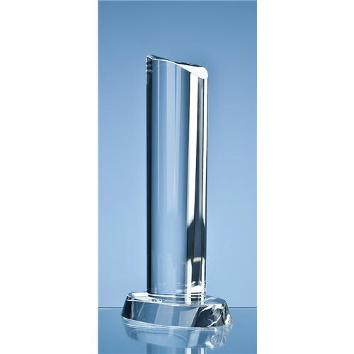 25.5cm Optical Crystal Oval Column Award