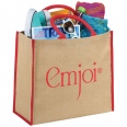 Harry Coloured Edge Jute Tote Bag 25L 3