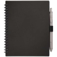 Niove Recycled Plastic Soft Cover Notebook and Ballpoint Pen Set (Blue Ink) 3
