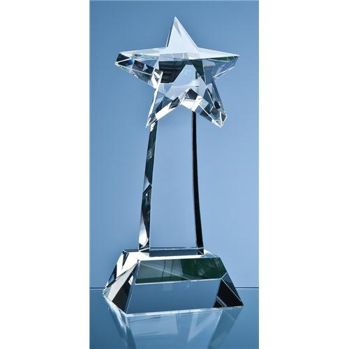 25cm Optical Crystal Shooting Star Award