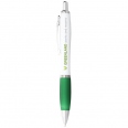 Nash Ballpoint Pen White Barrel and Coloured Grip 14