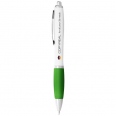 Nash Ballpoint Pen White Barrel and Coloured Grip 8