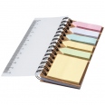 Spinner Spiral Notebook with Coloured Sticky Notes 6