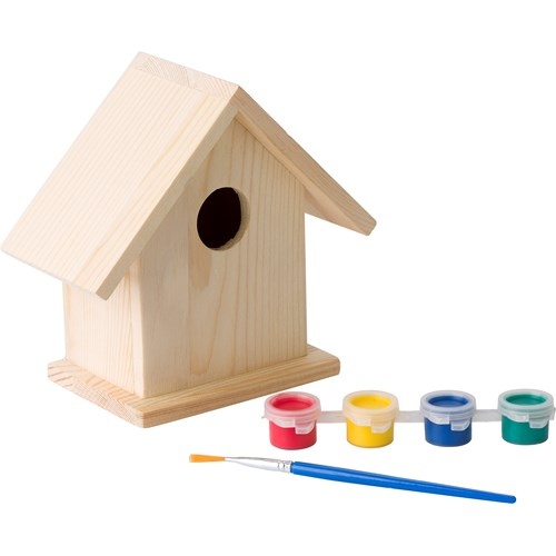 Birdhouse with Painting Set