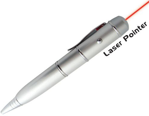 Economic 4 in 1 Laser Pointer Pen Telescopic Ballpoint Pen for Presentation UK 