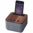 Shae Fabric and Wood Bluetooth® Speaker 1