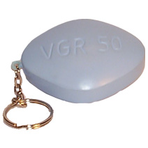 Viagra Stress Toy Keyring