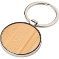 Bamboo and Metal Key Chain 2
