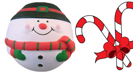 Promotional Snowman Stress Toy