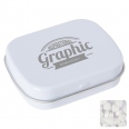 Flat Hinged Tin with Sugar Free Mints 6