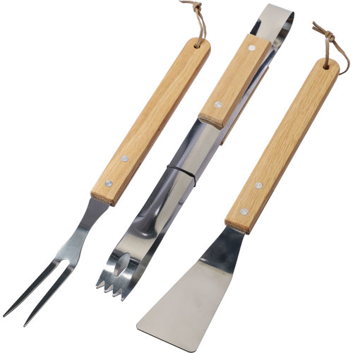 Stainless Steel Barbecue Set (3pc)
