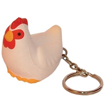 Hen Stress Toy Keyring