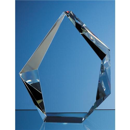 17cm Optical Crystal Facet Iceberg Award