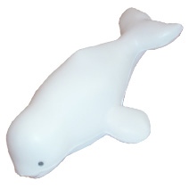 Beluga Whale Stress Toy
