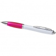 Curvy Ballpoint Pen with White Barrel 5