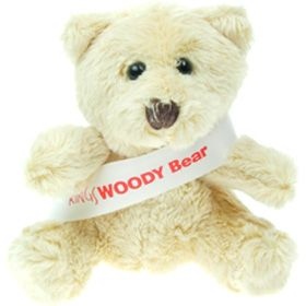 10 cm Mini Beanie Bear with Sash