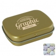 Flat Hinged Tin with Fruit Heart Sweets 12