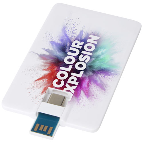 Duo Slim 64GB USB Drive with Type-C and USB-A 3.0