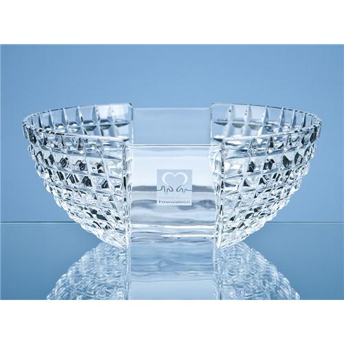 23cm Mario Cioni Lead Crystal Luxe Bowl