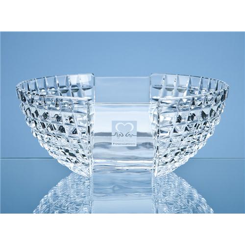 23cm Mario Cioni Lead Crystal Luxe Bowl