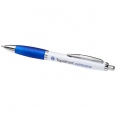 Curvy Ballpoint Pen with White Barrel 12