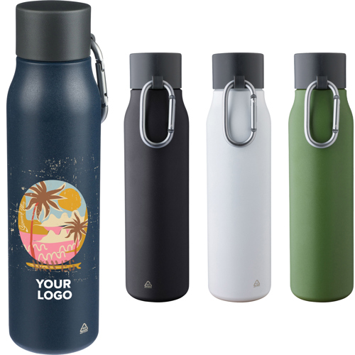 Recycled Stainless Steel Double Walled Bottle (600 ml)
