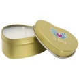 Blissful Heart-shaped Tin Candle with Vanilla Aroma 6