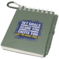 Lig Mini Recycled Outdoor Soft Cover Notebook and Ballpoint Pen Set (Black Ink) 9