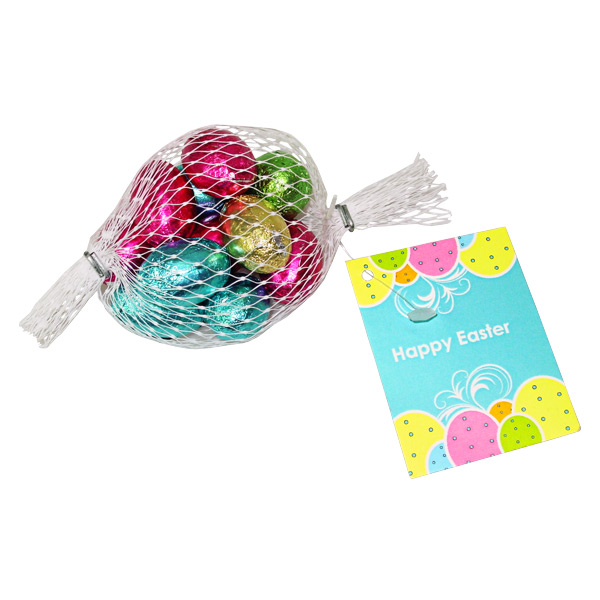 Easter Eggs in Nets