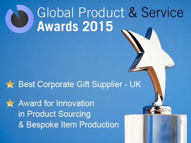 UK Corporate Gifts Win Global Product and Service Awards 2015
