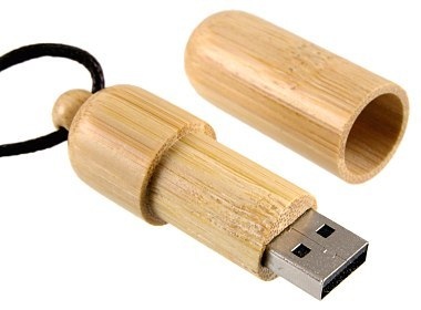 Light Wood Recycled USB Flash Drive