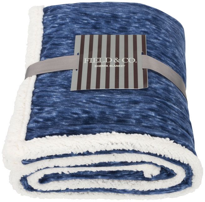 Sam Heathered Fleece Plaid Blanket UK Corporate Gifts