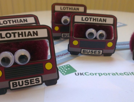 Promotional Bus Logo Bugs with Magnetic Feet are a Hit! #ByUKCorpGifts