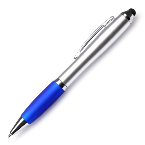 Shanghai Soft Stylus Ball Pen (Silver Barrel)