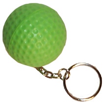 Golf Ball Keyring Stress Toy