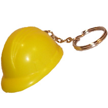 Hard Hat Keyring Stress Toy