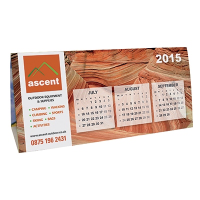 Quad Desk Calendar