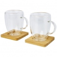 Manti 350 ml Double-Wall Glass Cup 7