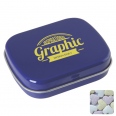 Flat Hinged Tin with Fruit Heart Sweets 4