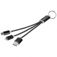 Metal 3-in-1 Charging Cable with Keychain 8
